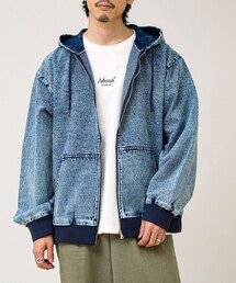 GLOSTER（グロスター）の「【タフに着回す】キャンバス/デニム ジップパーカー（ブルゾン）」