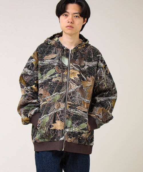 GLOSTER(グロスター)の「【タフに着回す】キャンバス/デニム ジップパーカー(ブルゾン・メンズ・ベージュ/カモフラージュ/インディゴブルー・L/M)」の16枚目の写真