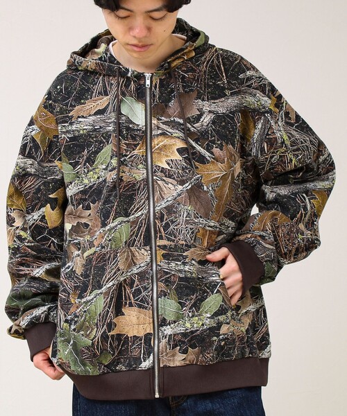 GLOSTER(グロスター)の「【タフに着回す】キャンバス/デニム ジップパーカー(ブルゾン・メンズ・ベージュ/カモフラージュ/インディゴブルー・L/M)」の17枚目の写真