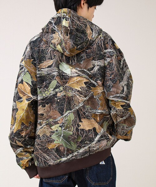 GLOSTER(グロスター)の「【タフに着回す】キャンバス/デニム ジップパーカー(ブルゾン・メンズ・ベージュ/カモフラージュ/インディゴブルー・L/M)」の19枚目の写真