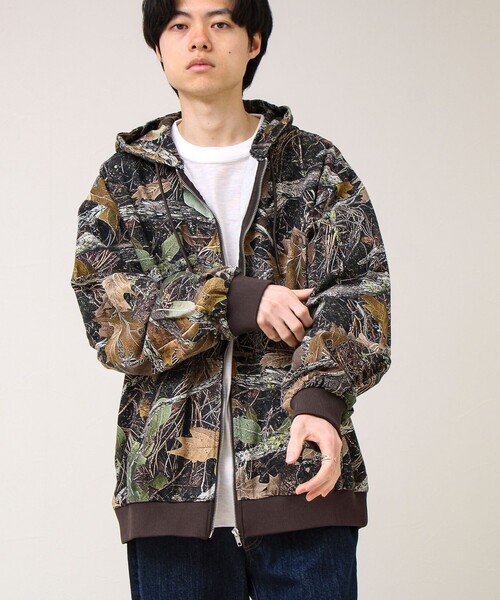 GLOSTER(グロスター)の「【タフに着回す】キャンバス/デニム ジップパーカー(ブルゾン・メンズ・ベージュ/カモフラージュ/インディゴブルー・L/M)」の21枚目の写真