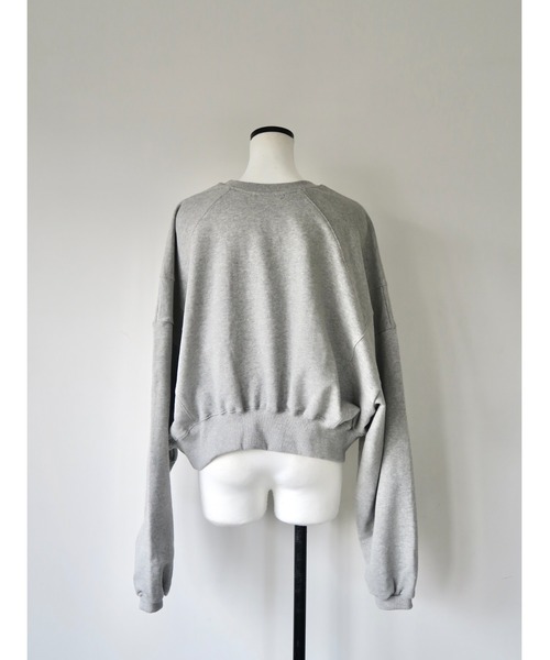 miies miim(ミーエスミーム)の「big raglan sweat(スウェット・レディース・グレー・FREE)」の18枚目の写真
