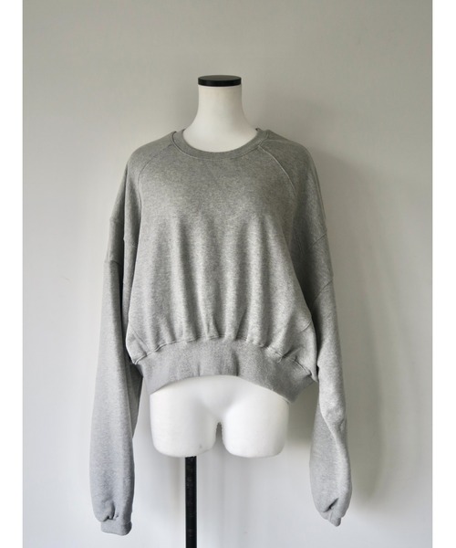 miies miim(ミーエスミーム)の「big raglan sweat(スウェット・レディース・グレー・FREE)」の16枚目の写真