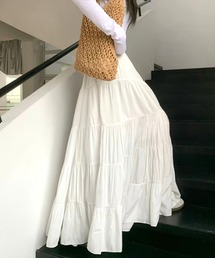 STAY MOTION（ステイモーション）の「【WEB限定】ティアードロングスカート［韓国ファッション カジュアル］≪新作≫（スカート）」