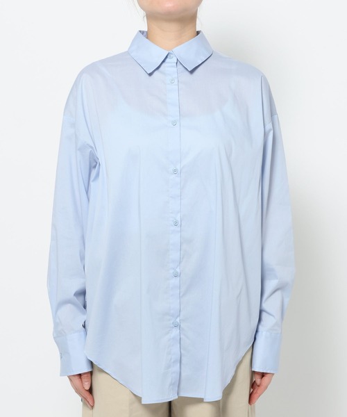 mysty woman（ミスティウーマン）の「ビスチェSETレギュラーシャツLS　659799（シャツ/ブラウス・レディース・オフホワイト/ブラック/ブルー・FREE）」の18枚目の写真