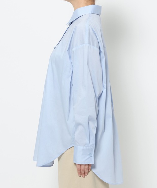 mysty woman（ミスティウーマン）の「ビスチェSETレギュラーシャツLS　659799（シャツ/ブラウス・レディース・オフホワイト/ブラック/ブルー・FREE）」の19枚目の写真