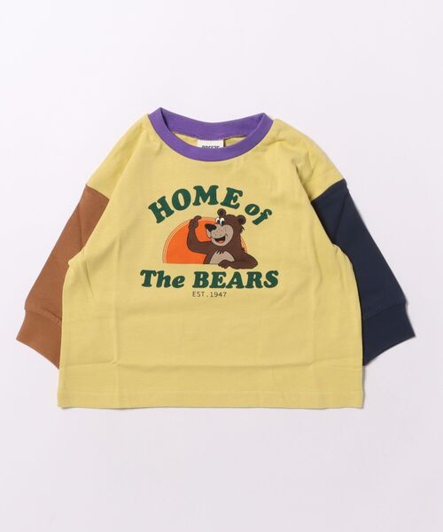 BREEZE(ブリーズ)の「グラフィックバリエーションロンT(Tシャツ/カットソー・キッズ・その他11/キナリ/ミント/ネイビー/ブラック/その他12/ピンク/ライム/グレー/オフホワイト・80/90/100/110/120/130/140/150)」の9枚目の写真