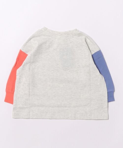 BREEZE(ブリーズ)の「グラフィックバリエーションロンT(Tシャツ/カットソー・キッズ・その他11/キナリ/ミント/ネイビー/ブラック/その他12/ピンク/ライム/グレー/オフホワイト・80/90/100/110/120/130/140/150)」の13枚目の写真