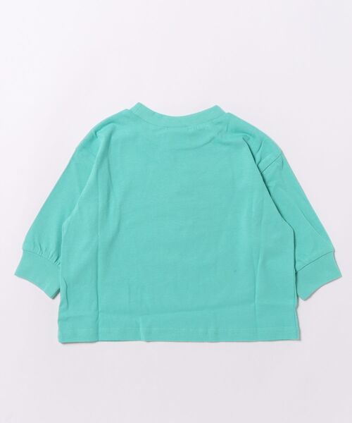 BREEZE(ブリーズ)の「グラフィックバリエーションロンT(Tシャツ/カットソー・キッズ・その他11/キナリ/ミント/ネイビー/ブラック/その他12/ピンク/ライム/グレー/オフホワイト・80/90/100/110/120/130/140/150)」の19枚目の写真