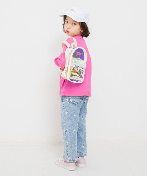 BREEZE(ブリーズ)の「グラフィックバリエーションロンT(Tシャツ/カットソー・キッズ・その他11/キナリ/ミント/ネイビー/ブラック/その他12/ピンク/ライム/グレー/オフホワイト・80/90/100/110/120/130/140/150)」の20枚目の写真
