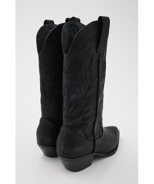 MOUSSY（マウジー）の「【26年SS新作】WESTERN ブーツ（ブーツ・レディース・ブラック/ブラウン・SMALL/MEDIUM/LARGE）」の6枚目の写真