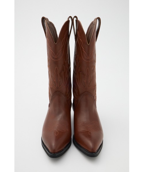 MOUSSY（マウジー）の「【26年SS新作】WESTERN ブーツ（ブーツ・レディース・ブラック/ブラウン・SMALL/MEDIUM/LARGE）」の15枚目の写真