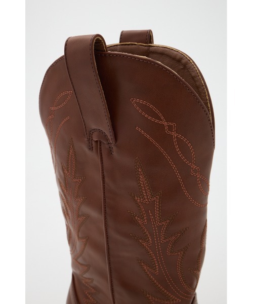 MOUSSY（マウジー）の「【26年SS新作】WESTERN ブーツ（ブーツ・レディース・ブラック/ブラウン・SMALL/MEDIUM/LARGE）」の19枚目の写真