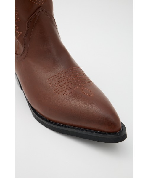 MOUSSY（マウジー）の「【26年SS新作】WESTERN ブーツ（ブーツ・レディース・ブラック/ブラウン・SMALL/MEDIUM/LARGE）」の20枚目の写真