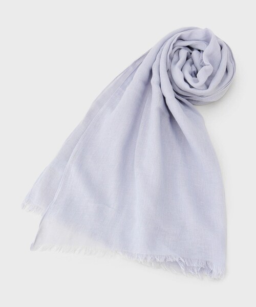 UNTITLED（アンタイトル）の「コットンリネンストール（ストール/ショール・レディース・ライトブルー/ベビーピンク/ライトベージュ・99）」の2枚目の写真