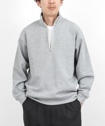 NOLLEY’S | リブダンボール スタンドハーフZip 26SS(スウェット)