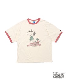 【FRUIT OF THE LOOM】FTL x PEANUTS 19/-スラブ天竺3 / ピーナッツ スヌーピー 半袖Tシャツ