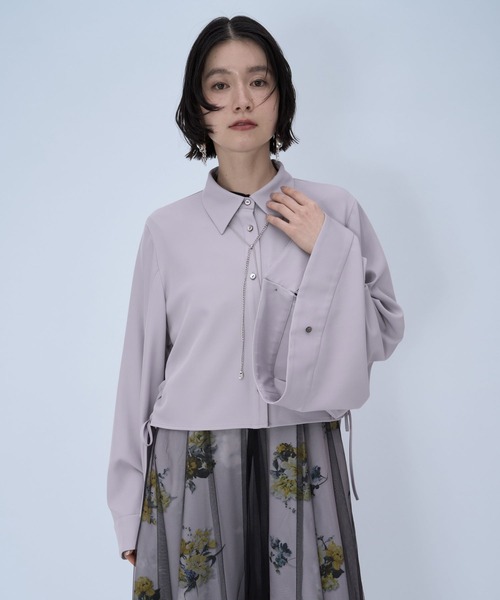 HARE（ハレ）の「ジャポモードシャツ(HARE)（シャツ/ブラウス・レディース・グレー/ブラック/パープル・FREE）」の20枚目の写真