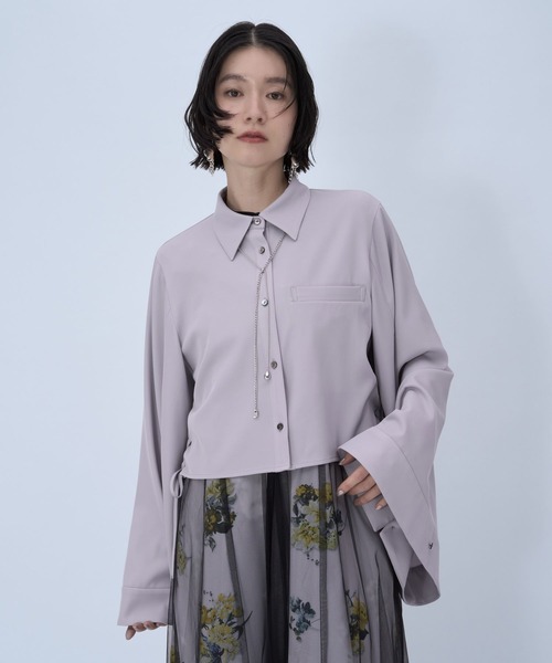 HARE（ハレ）の「ジャポモードシャツ(HARE)（シャツ/ブラウス・レディース・グレー/ブラック/パープル・FREE）」の18枚目の写真