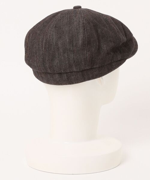 polcadot（ポルカドット）の「コットンミックス ダービーキャスケット（ハンチング/ベレー帽・メンズ・ブラウン・FREE）」の2枚目の写真