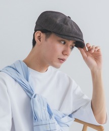 polcadot（ポルカドット）の「コットンミックス ダービーキャスケット（ハンチング/ベレー帽）」