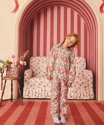 Cath Kidston（キャスキッドソン）の「キッズ ボタンスルーパジャマ Red Floral（ルームウェア/パジャマ）」