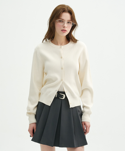 MICANE(ミケーネ)の「シアンベーシックカーディガン(カーディガン/ボレロ・レディース・スカイブルー/ピンク/クリーム・SMALL/MEDIUM/LARGE/X-LARGE)」の14枚目の写真