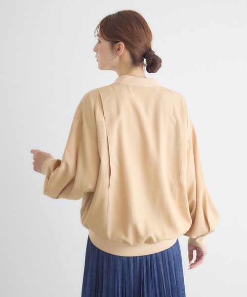 KATHARINE ROSS（キャサリンロス）の「【KATHARINE ROSS】さらっとブルゾン（ブルゾン・レディース・ベージュ/カーキ/ライトブルー・FREE）」の12枚目の写真