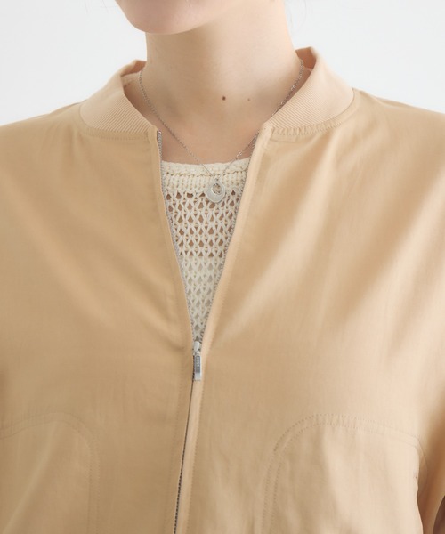 KATHARINE ROSS（キャサリンロス）の「【KATHARINE ROSS】さらっとブルゾン（ブルゾン・レディース・ベージュ/カーキ/ライトブルー・FREE）」の16枚目の写真