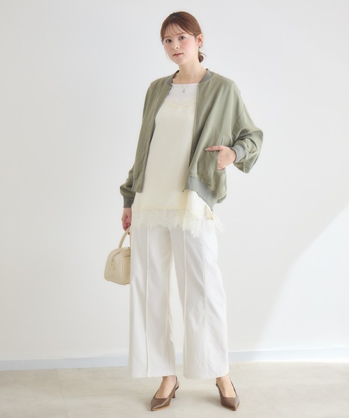 KATHARINE ROSS（キャサリンロス）の「【KATHARINE ROSS】さらっとブルゾン（ブルゾン・レディース・ベージュ/カーキ/ライトブルー・FREE）」の21枚目の写真