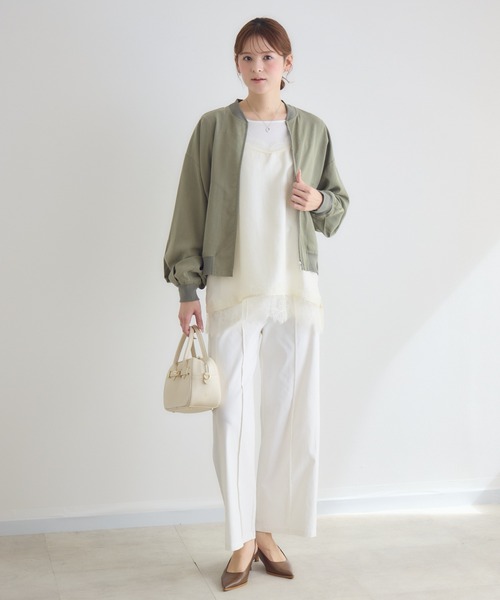 KATHARINE ROSS（キャサリンロス）の「【KATHARINE ROSS】さらっとブルゾン（ブルゾン・レディース・ベージュ/カーキ/ライトブルー・FREE）」の22枚目の写真