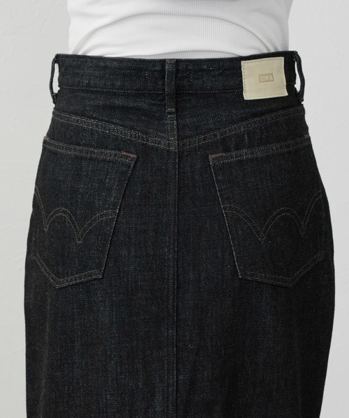 EDWIN（エドウィン）の「EDWIN エドウィン デニムロングスカート（デニムスカート・レディース・ブラック系その他/インディゴブルー/ライトインディゴブルー・MEDIUM/LARGE/SMALL）」の15枚目の写真