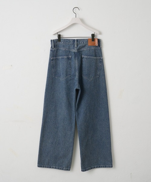 paradigm(パラダイム)の「【paradigm】ワイドレッグストレートデニム(デニムパンツ・メンズ・インディゴブルー・MEDIUM/SMALL/LARGE)」の2枚目の写真