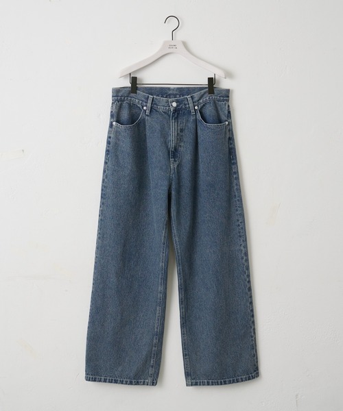 paradigm(パラダイム)の「【paradigm】ワイドレッグストレートデニム(デニムパンツ・メンズ・インディゴブルー・MEDIUM/SMALL/LARGE)」の13枚目の写真