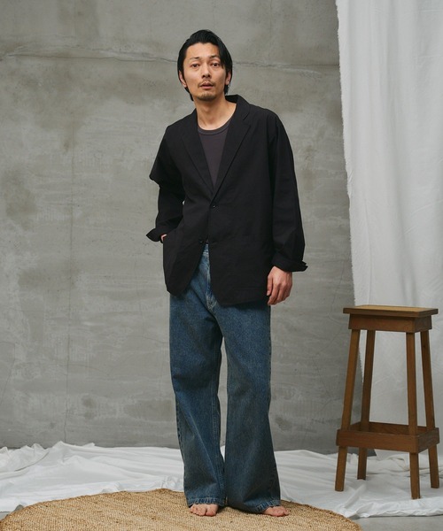 paradigm(パラダイム)の「【paradigm】ワイドレッグストレートデニム(デニムパンツ・メンズ・インディゴブルー・MEDIUM/SMALL/LARGE)」の10枚目の写真