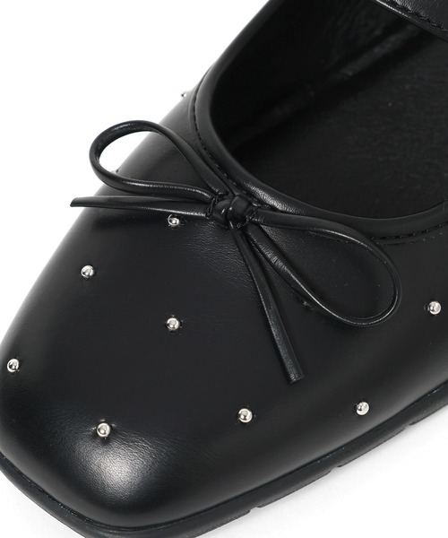 Heather(ヘザー)の「Bow付きスタッズパンプス 656079(パンプス・レディース・ブラック/アイボリー・L/M)」の9枚目の写真