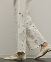 GRACE CONTINENTAL（グレースコンチネンタル）の「カットワークフレアパンツ（その他パンツ）」