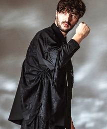 NO ID.（ノーアイディ）の「【NO ID.】Drawstrings Layered Shirt   ドローストリングスレイヤードシャツ（シャツ/ブラウス）」