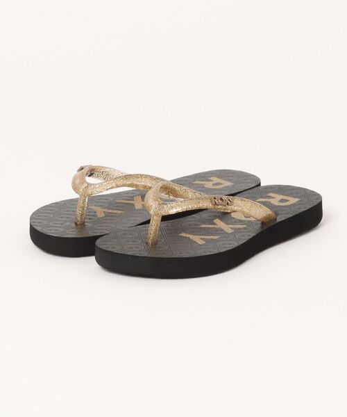 ROXY（ロキシー）の「ROXY キッズ RG VIVA SPARKLE ビーチサンダル 【2026年春夏モデル】（サンダル・キッズ・ゴールド/ピンク/ネイビー/ホワイト・20cm/21cm/22cm/17cm/18cm/19cm）」の2枚目の写真