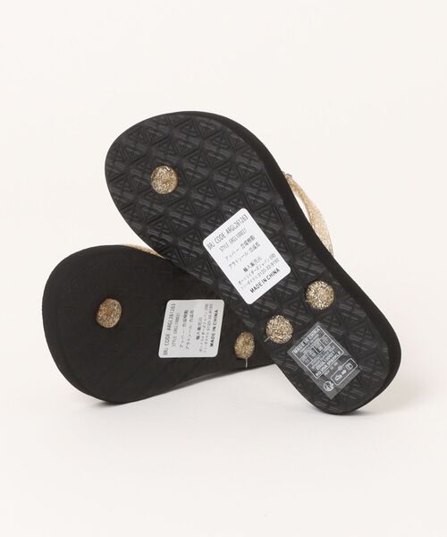 ROXY（ロキシー）の「ROXY キッズ RG VIVA SPARKLE ビーチサンダル 【2026年春夏モデル】（サンダル・キッズ・ゴールド/ピンク/ネイビー/ホワイト・20cm/21cm/22cm/17cm/18cm/19cm）」の6枚目の写真