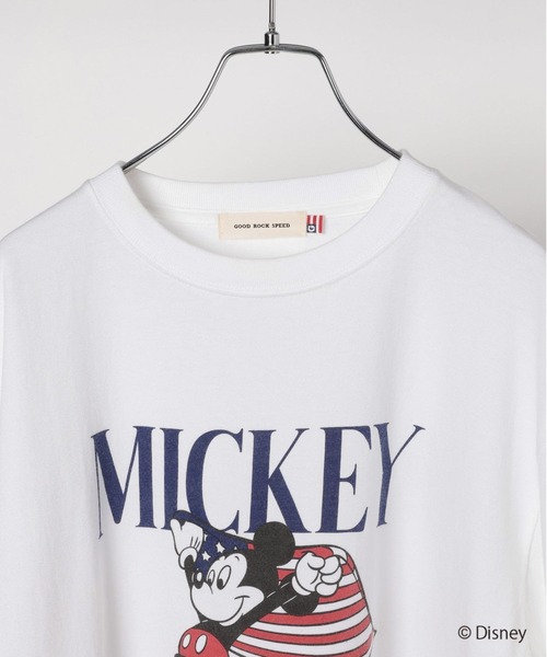 Disney（ディズニー）の「【Disney】Mickey / print T 651910（Tシャツ/カットソー・レディース・ホワイト・FREE）」の7枚目の写真