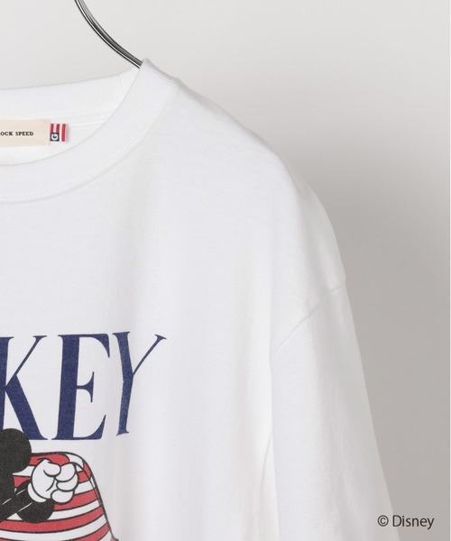 Disney（ディズニー）の「【Disney】Mickey / print T 651910（Tシャツ/カットソー・レディース・ホワイト・FREE）」の8枚目の写真
