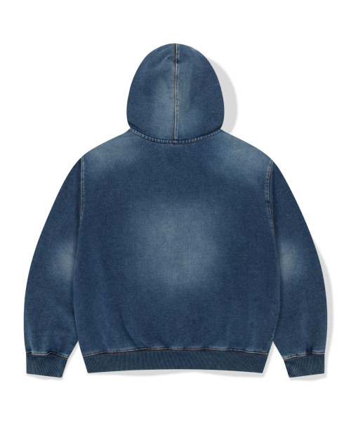 WKNDRS(ウィーキャンドース)の「BRUSHED ZIP-UP HOODIE (DENIM)(パーカー・レディース・その他・SMALL/MEDIUM/LARGE/X-LARGE)」の2枚目の写真