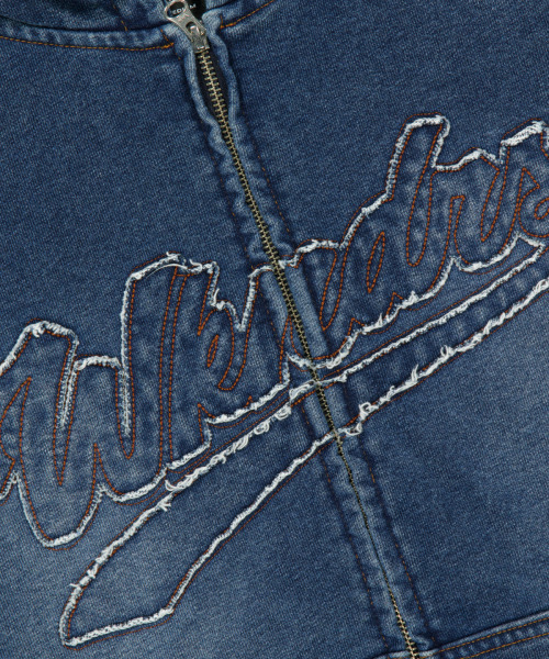 WKNDRS(ウィーキャンドース)の「BRUSHED ZIP-UP HOODIE (DENIM)(パーカー・レディース・その他・SMALL/MEDIUM/LARGE/X-LARGE)」の6枚目の写真