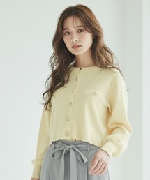 SWINGLE（スウィングル）の「金ボタンスカラップカーディガン（カーディガン/ボレロ）」