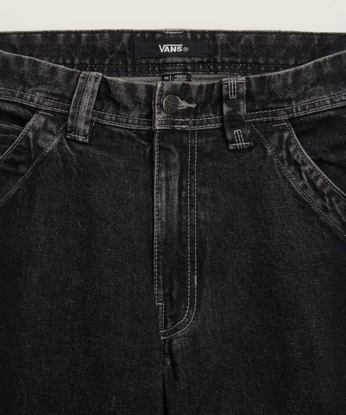 VANS(バンズ)の「VANS PREMIUM チョア デニムパンツ / LX Chore Denim Pant Black VN000T7EBLK1(デニムパンツ・メンズ・ブラック・34inch/33inch/32inch/31inch/30inch/29inch)」の3枚目の写真