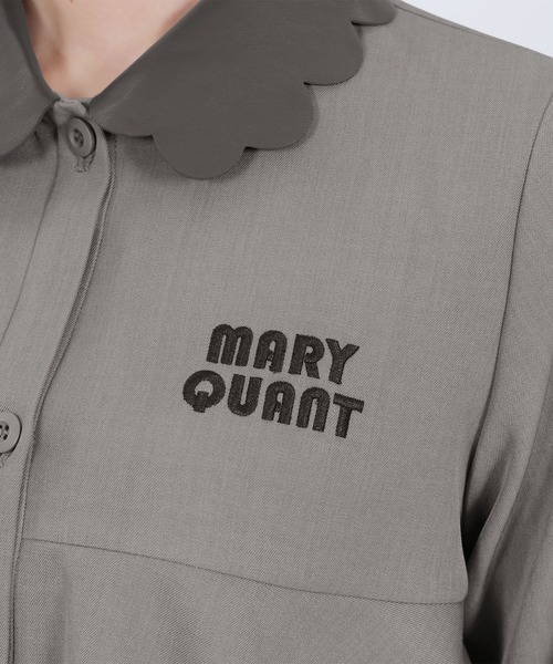 MARY QUANT(マリークワント)の「デイジースカラップ ジャケット(ブルゾン・レディース・ベージュ/グレー・M)」の4枚目の写真