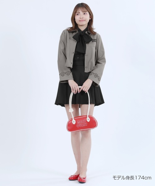MARY QUANT(マリークワント)の「デイジースカラップ ジャケット(ブルゾン・レディース・ベージュ/グレー・M)」の8枚目の写真