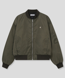 SLOW RECORD HOUSE（スローレコードハウス）の「ピクセルクロップボンバージャケット_カーキ（その他アウター）」