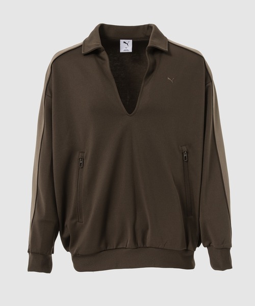 PUMA(プーマ)の「T7 SKIPPER JERSEY(ジャージ・メンズ・ブラウン系その他/ベージュ系その他/グリーン系その他/ブラック・M/S/L)」の2枚目の写真
